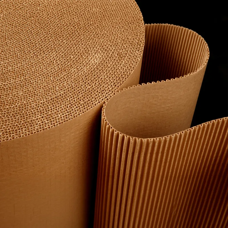 Rollos de cartón corrugado single face
