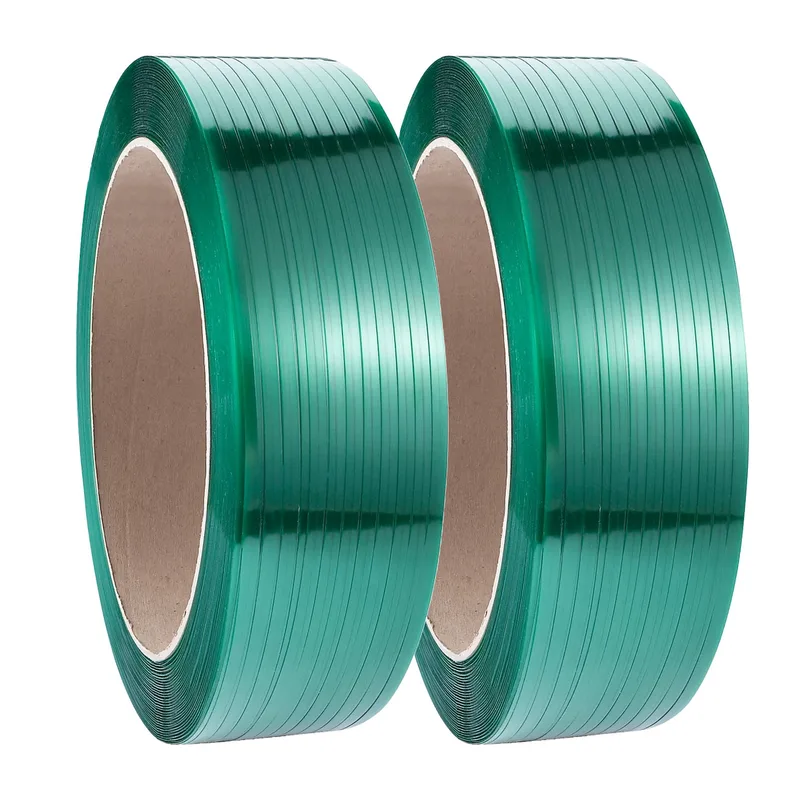 Rollos de fleje de poliéster verde
